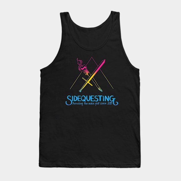 Pan Sidequesting Logo Tank Top by Sidequesting